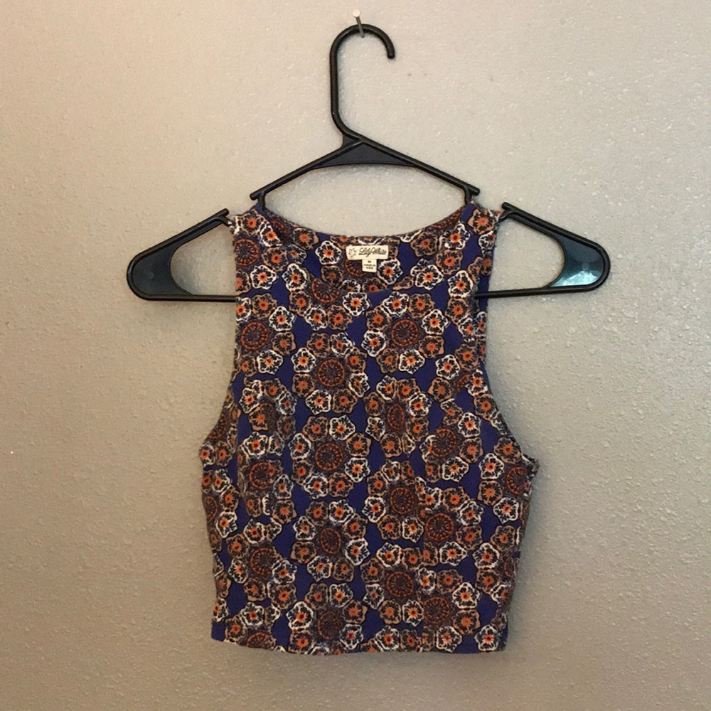 Cute Mandala Pattern Crop Top